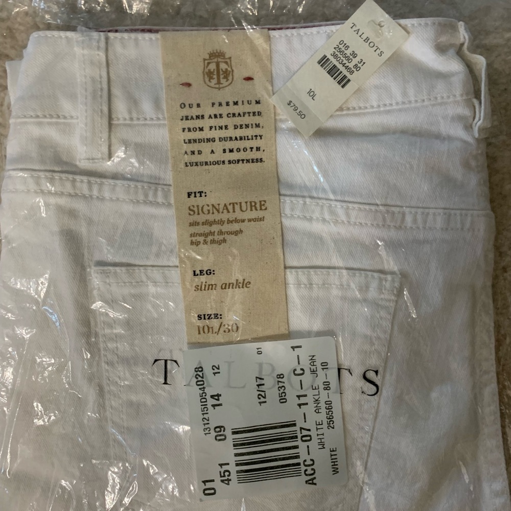 TALBOTS Pants Signature Slim Ankle Size 10L/30
